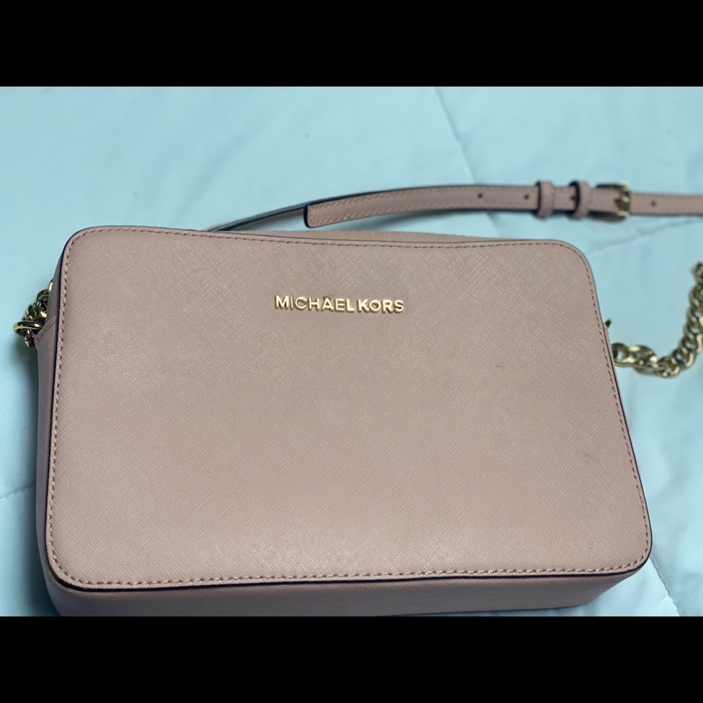Pale pink Michael Kors cross body